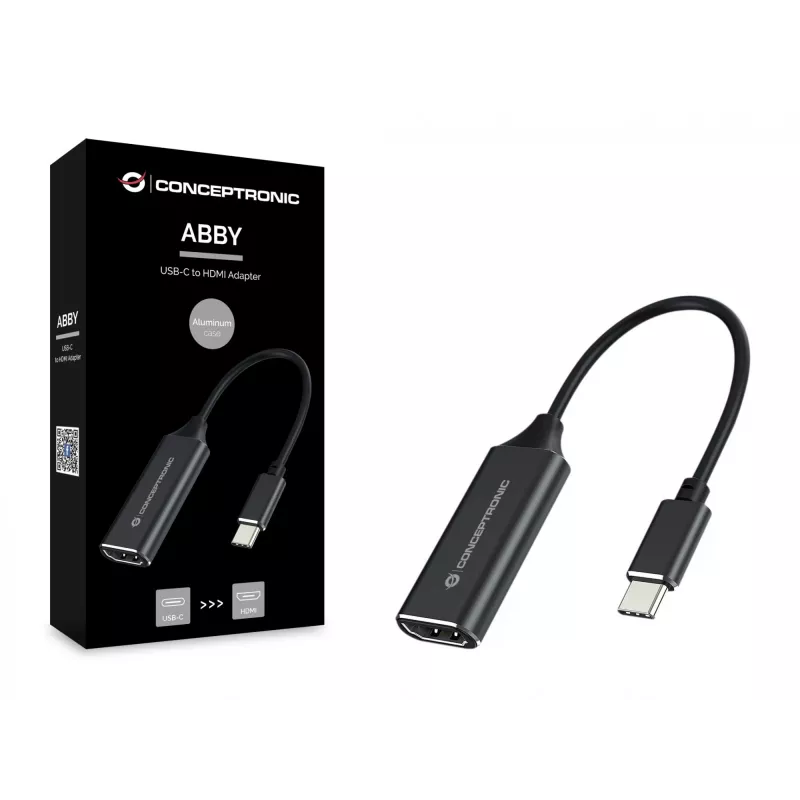 Conceptronic ABBY03B USB-C uz HDMI adapteris