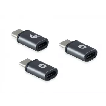 Conceptronic DONN USB-C uz Micro USB OTG adapteris 3 iepakojumā