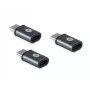 Conceptronic DONN USB-C uz Micro USB OTG adapteris 3 iepakojumā