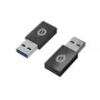 USB-A uz USB-C Adapteris Conceptronic DONN10G 2 iepakojumā