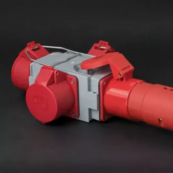 Strāvas spraudņa adapteris Brennenstuhl 1081640 400V 16A Pelēks Sarkans
