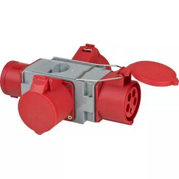 Strāvas spraudņa adapteris Brennenstuhl 1081670 400V 32A Pelēks Sarkans