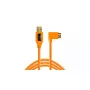 USB kabelis Tether Tools CU61RT15-ORG 4,6m USB 3.2 Gen 1 Micro-USB B oranžs