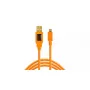 USB kabelis Tether Tools CU5430ORG 4,6 m USB A – Micro-USB B oranžs
