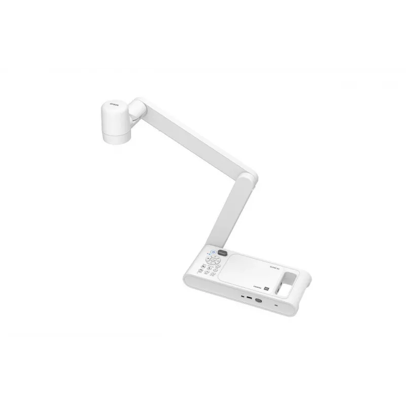 Epson ELPDC30 V12HB09080 dokumentu kamera, 4K UHD (3840 x 2160), 13 MP, 23x digitālais / 10x optiskais tālummaiņas palielinājums, CMOS, HDMI/USB/Wi-Fi, balta