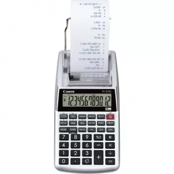 Canon P1-DTSC II EMEA HWB galda kalkulators ar printeri, pelēks