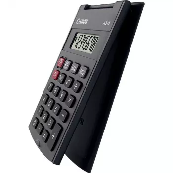 Canon AS-8 kabatas kalkulators, 8 cipari, pelēks