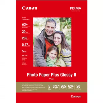 Canon PP-201 Glossy II Fotopapīrs Plus A3 Plus - 20 loksnes, 260 g/m², A3