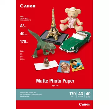 Canon MP-101 Matēts fotopapīrs A3 - 40 loksnes, 170 g/m²