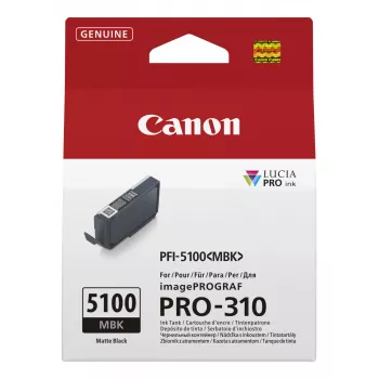 Canon PFI-5100 MBK tintas kasetne 1 gab. Originala Matēti melna