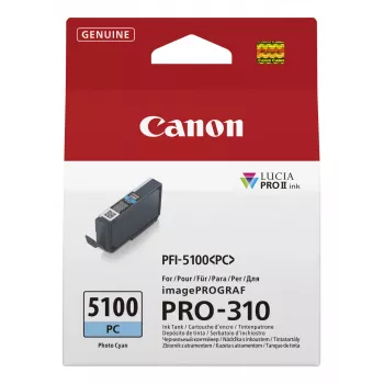 Canon PFI-5100 PC oriģinālā foto ciāna tintes kasetne 330 ml
