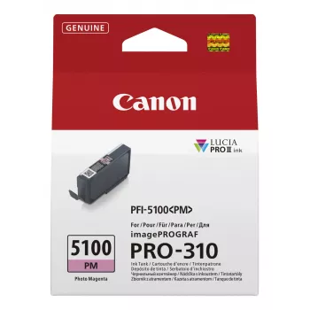 Canon PFI-5100 PM oriģinālā tintes kasetne (foto fuksīna)