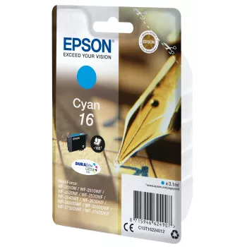 Epson DURABrite Ultra Cyan 16 oriģinālā tintes kasetne (viena)
