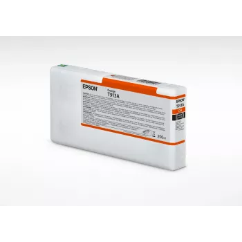 Epson T913A oranža tintes kasetne (200 ml), pigmenta tinte, standarta ietilpība