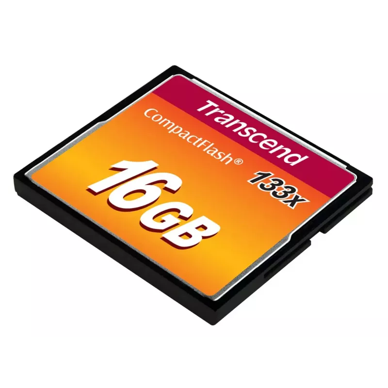 CompactFlash karte Transcend TS16GCF133 16GB, 50MB/s lasīšana, 20MB/s rakstīšana