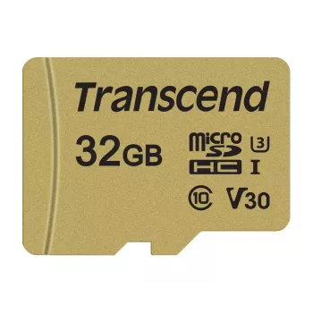 Transcend 32GB MicroSDHC UHS-I 500S atmiņas karte
