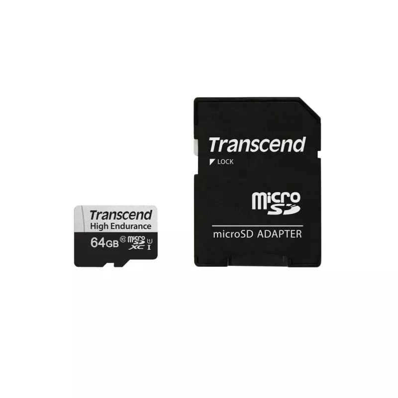 Transcend 64GB MicroSDXC 350V atmiņas karte