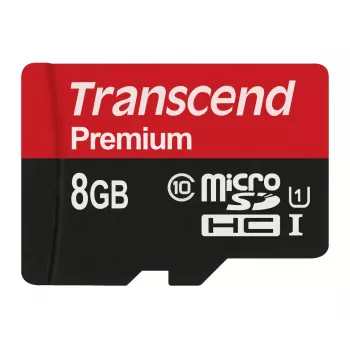 Transcend 8GB MicroSDHC Class 10 UHS-I TS8GUSDCU1