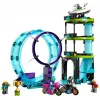 LEGO City Stuntz 60361 Ultimate Stunt Riders Challenge – triku motociklu komplekts