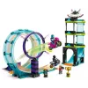 LEGO City Stuntz 60361 Ultimate Stunt Riders Challenge – triku motociklu komplekts