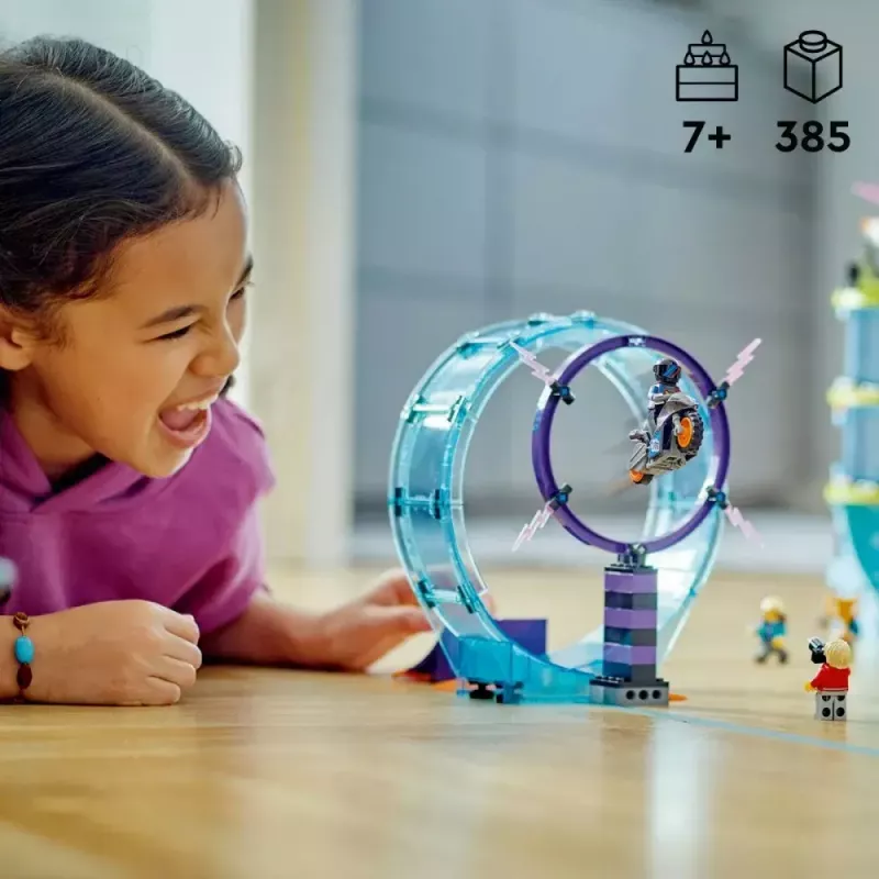 LEGO City Stuntz 60361 Ultimate Stunt Riders Challenge – triku motociklu komplekts