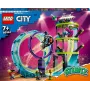 LEGO City Stuntz 60361 Ultimate Stunt Riders Challenge – triku motociklu komplekts