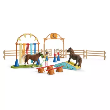 Schleich 42481 Pony veiklības treniņš daudzkrāsains plastmasa 3-8 gadi