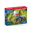 schleich Dinozauri Kvadracikla bēgšana no Velociraptora
