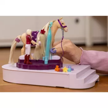 schleich HORSE CLUB Sofia’s Beauties Zirgu kopšanas stacija, ķemmējamas krēpes, Zirgi, 3 gadi, Daudzkrāsains