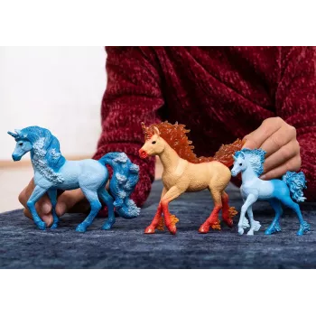 Schleich BAYALA Elementa Fire Unicorn Stallion Oranžs 70756S