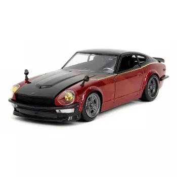 Jada Toys 253203090 Fast & Furious Datsun 240Z 1:24 metāla/plastmasa/gumija sarkans melns