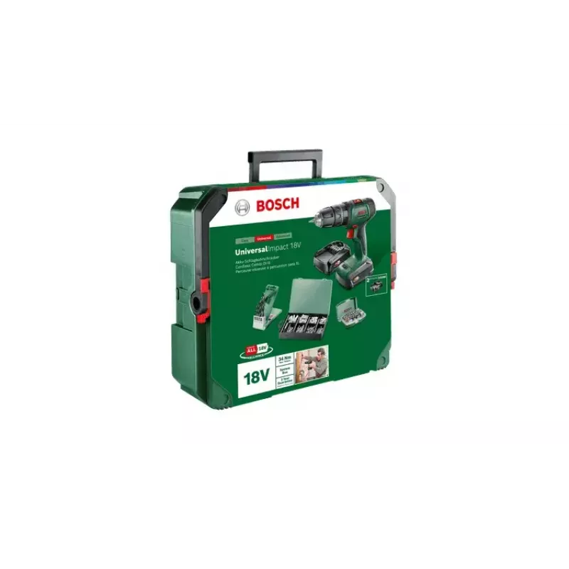 Bosch UniversalImpact 18V 06039D4108 akumulatora triecienurbjmašīna, SystemBox