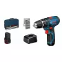 Pistoles rokturis urbis Bosch GSB 12V-15, 1300 apgr./min, 2 Ah akumulators