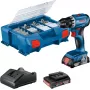 Bosch GSR 18V-45 Professional bezvadu urbjmašīna 500 RPM bezatslēgas 900 g melna, zila