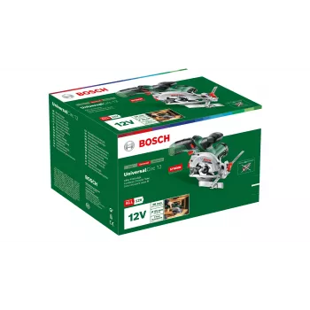 Bosch UniversalCirc 12 Bezvadu Ripzāģis 8.5 cm Melns, Zaļš 1400 Apgr./min