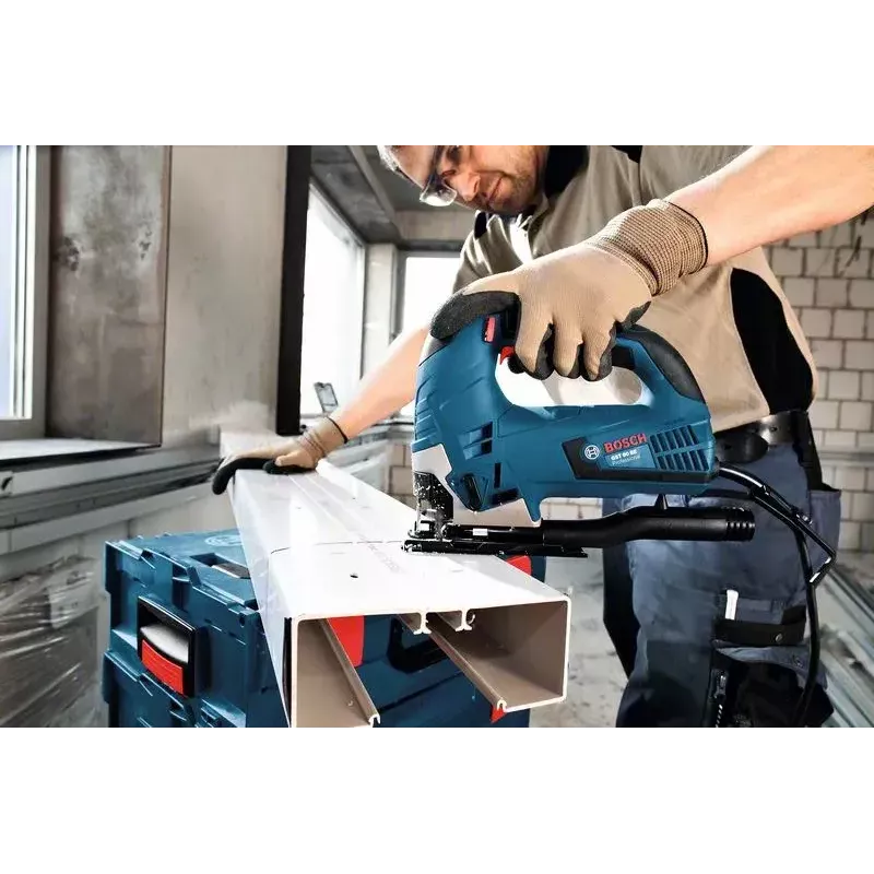 Bosch GST 90 E Professional 060158G000 finierzāģis, 650 W, ar koferi, zils/melns