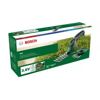 Bosch Isio bezvadu zāles šķēres 8 cm 3,6 V litija-jonu (Li-Ion) melna, zaļa