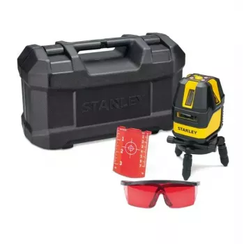 Lāzera līmeņrādis STANLEY Multi-Line STHT77514-1 — sarkans lāzers, 4 vertikālas un 1 horizontāla līnija