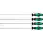 Wera Kraftform Plus 367/4 TORX HF skrūvgriežu komplekts (4 gab.), 300 mm