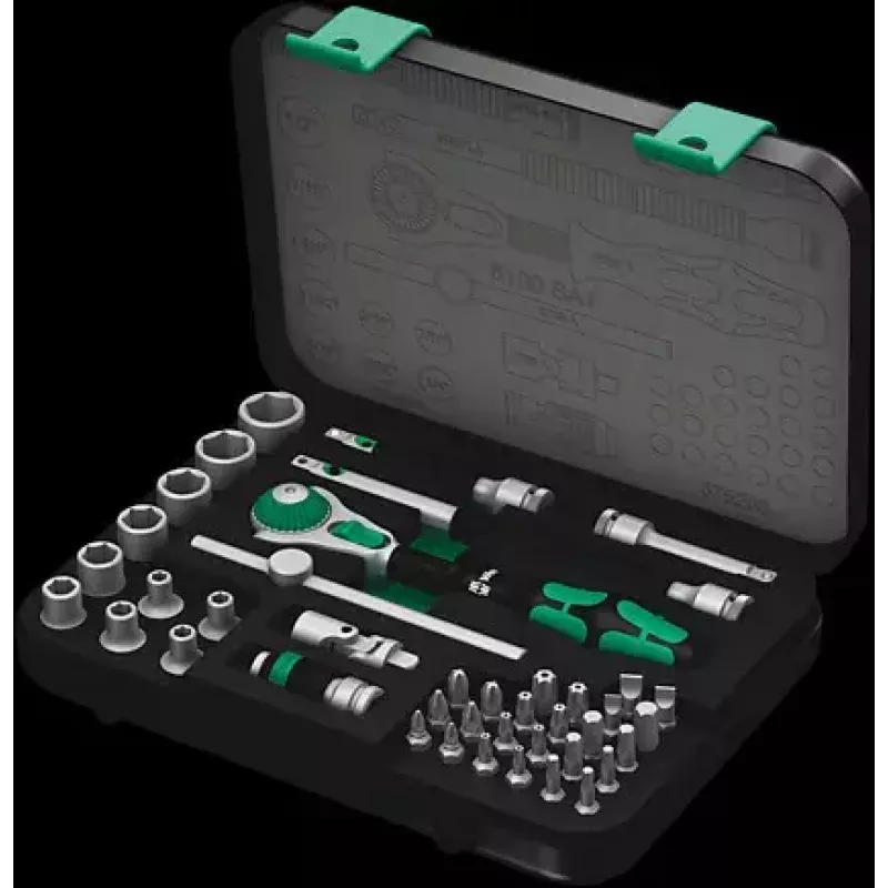 Wera 05003535001 41-daļīgs Zyklop uzgriežņu atslēgu komplekts