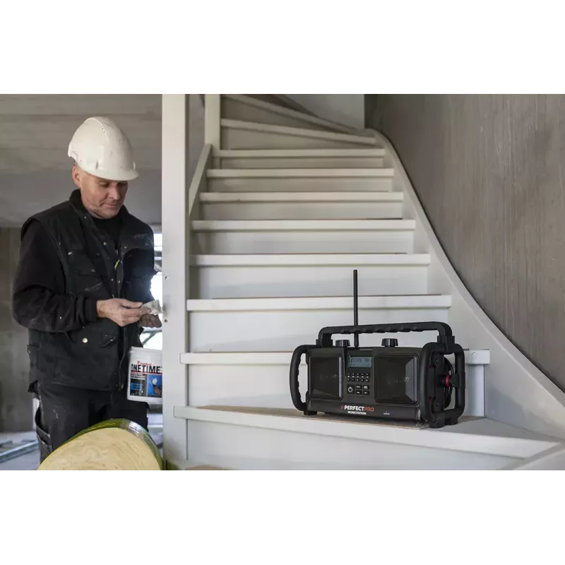Pārnēsājamais radio Perfectpro Workstation DAB+ FM 20W