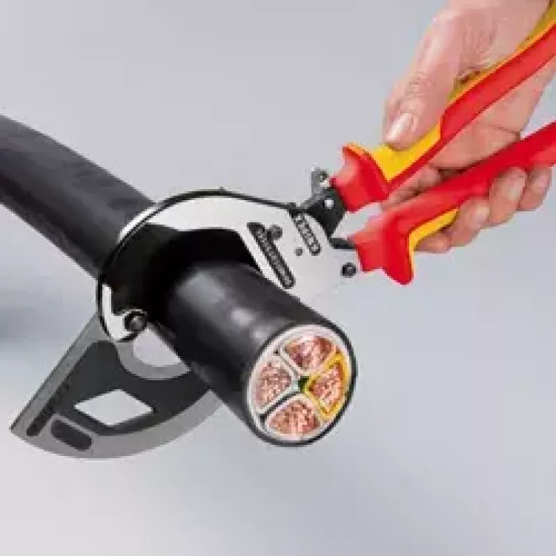 Knipex 95 36 320 kabeļu griezējs, 320 mm, melni oksidēts