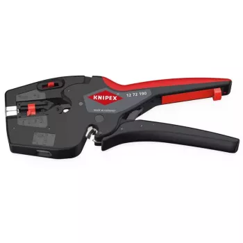 Knipex 12 72 190 kombinētās knaibles ar tērauda galvu un plastmasas rokturiem, melna/sarkana, 190 mm