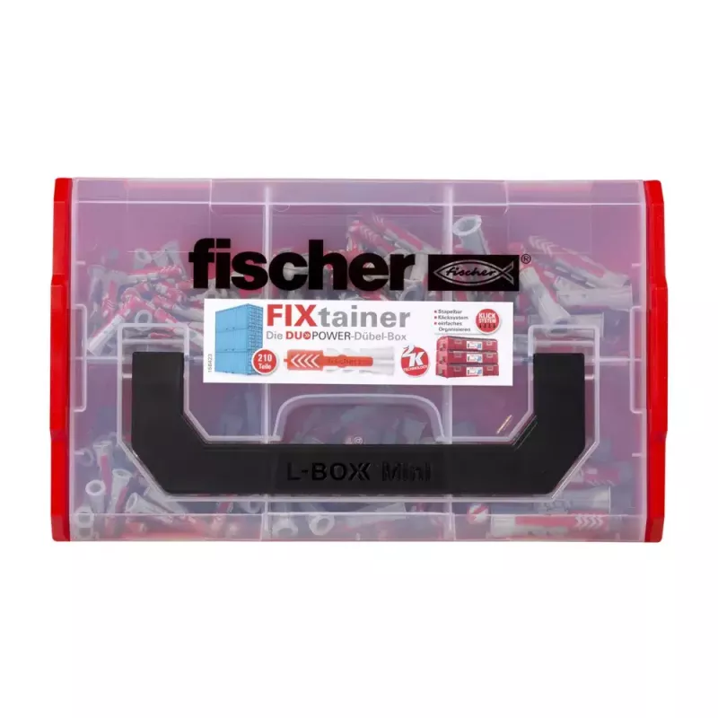 Fischer FIXtainer DUOPOWER 535968 – 210 gab. cepumveida enkuri
