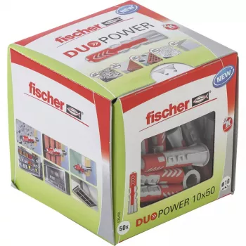 Enkurplugs Fischer DUOPOWER 10 x 50 LD, 50 gab.