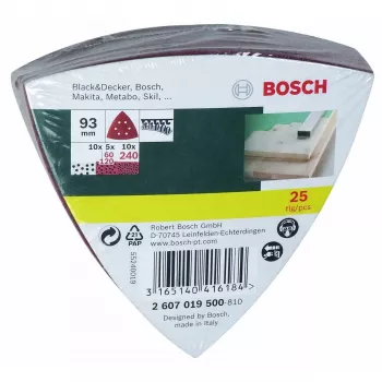 Bosch 2 607 019 500 slīpēšanas piederumu komplekts 25 gab.