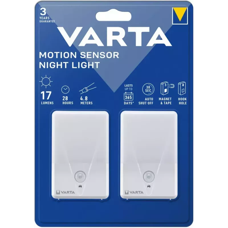 Nakts gaisma Varta 16624 101 402 balta, dubultpaka