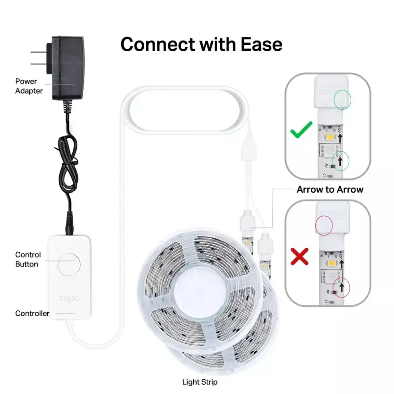 Universāla LED lente TP-Link Tapo Smart Wi-Fi Light Strip