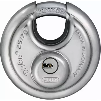 ABUS 25/70 Disku atslēga ar atslēgu 5 atslēgām 7 cm