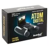 Binoklis Levenhuk Atom DB20 ar 20× palielinājumu un iebūvētu 2 MP kameru, LCD displeju